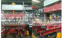 <b>YW32-100t液壓機（帶移動工作臺）成功試機</b>